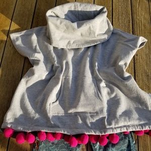 Girls Poncho and Jeans
